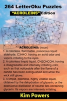 264 LetterOku Puzzles "ACROLEINS" Edition: Letter Sudoku Brain Health B0916RYN48 Book Cover