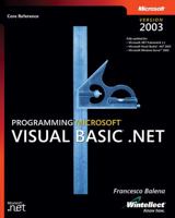 Programming Microsoft Visual Basic .NET Version 2003 (Book & CD-ROM) 0735620598 Book Cover