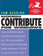 Macromedia Contribute for Windows (Visual QuickStart Guide) 0321167813 Book Cover
