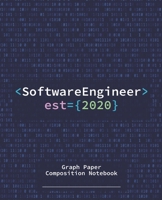 Software Engineer Est. 2020 Graph Paper Composition Notebook: 120 4x4 Graph White Pages (60 sheets) 1686828276 Book Cover