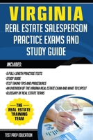 Virginia Real Estate Salesperson Practice Exams and Study Guide 1672012481 Book Cover