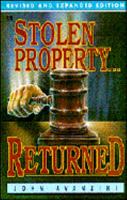 Stolen Property: Returned 0892745983 Book Cover