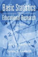 Basic Statistics for Educational Research 1475997949 Book Cover