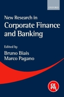 Corporate Finance and Banking 0199243239 Book Cover