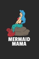Meerjungfrau Mama Notizbuch: Meerjungfrau Mama Notizbuch f�r Liebhaber / Notizheft / Notizblock A5 (6x9in) Dotted Notebook / Punkteraster / 120 gepunktete Seiten 1671595181 Book Cover