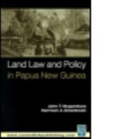 Land Law & Policy in Papua New Guinea 187690514X Book Cover