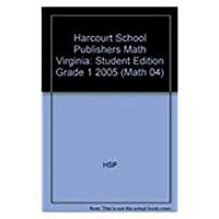 Math, Harcourt, Virginia Edition, 0153404043 Book Cover