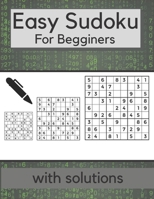 Easy Sudoku For Begginers with solutions: Puzzle Books Color Puzzles Activity Brain Difficulty Level Levels Different Solution For Gift Gifts B08Q9WF1Q5 Book Cover