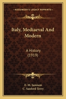 Italy: Medieval and Modern - A History 0526381353 Book Cover