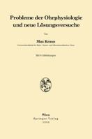 Probleme Der Ohrphysiologie Und Neue Losungsversuche 3211803068 Book Cover