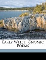 Early Welsh Gnomic Poems 1171921896 Book Cover