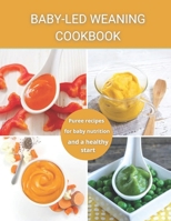 Baby-Led Weaning Cookbook: Puree recipes for baby nutrition and a healthy start B092P6ZJLT Book Cover