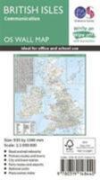 British Isles Communication (OS Wall Map) 0319148440 Book Cover