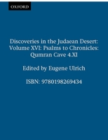 Qumran Cave 4: XVI: Psalms to Chronicles (Discoveries in the Judaean Desert) 0198269439 Book Cover