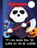 Cute Halloween Coloring Book: Halloween themed coloring book 25 spooky characters 8.5 x 11 1365364763 Book Cover