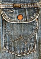 Wrangler: 7x10 vintage Wrangler denim jeans composition book for cowboys cowgirls denimheads 1096192799 Book Cover