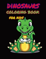 Dinosaur coloring book for kids: Great Gift for Boys & Girls, ages 4-8 1657733270 Book Cover
