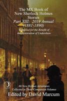 The MX Book of New Sherlock Holmes Stories - Part XIII: 2019 Annual 1881-1890 1787054438 Book Cover