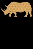 Safari Nashorn: Notizbuch DIN A5 Blanko 120 Seiten Afrika Giraffe Wildnis Raub-Tier Tierliebhaber Wildtier Fell Umriss Leopard Geschenkidee & ... Notizheft Notizblock (German Edition) 1678953652 Book Cover