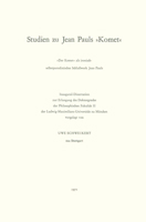 Studien Zu Jean Pauls "komet" 3476997243 Book Cover
