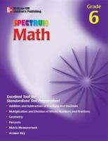 Spectrum Math, Grade 6 1561899062 Book Cover