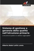 Sistema di gestione e garanzia della qualità nell'istruzione primaria 6207404645 Book Cover