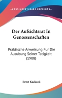 Der Aufsichtsrat in Genossenschaften 1168042771 Book Cover