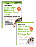 Social Work Licensing Masters Exam Guide and Additional Print Practice Test Set 082614747X Book Cover