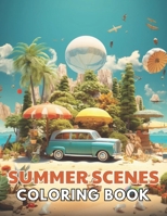 Summer Scenes Coloring Book: 100+ New and Exciting Designs Suitable for All Ages B0CT2XCX4X Book Cover