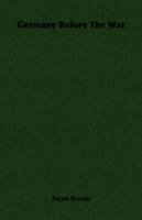 Germany before the war 9355898843 Book Cover