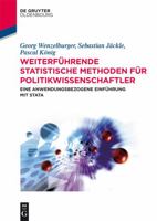 Weiterfhrende Statistische Methoden Fr Politikwissenschaftler: Eine Anwendungsbezogene Einfhrung Mit Stata 3486751638 Book Cover