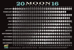 2016 Moon Calendar Card (5-pack) 1615192603 Book Cover
