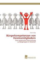 Burgerkompetenzen Von Vereinsmitgliedern 3838126866 Book Cover