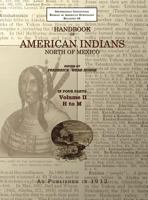 Handbook of American Indians Volume 2: North of Mexico 1582187401 Book Cover