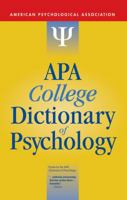 APA College Dictionary of Psychology 1433804336 Book Cover