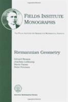 Riemannian Geometry (Fields Institute Monographs, 4) 0821802631 Book Cover