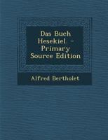 Das Buch Hesekiel. 1018655778 Book Cover