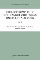 Collected Papers of Stig Kanger with Essays on his Life and Work Volume I (Synthese Library) 1402000219 Book Cover