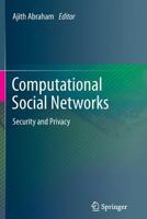 Computational Social Networks: Security and Privacy 1447140508 Book Cover