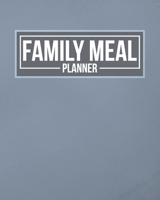 Family Meal Planner: Meal Planning Notebook For 52 Weeks with Weekly Grocery Shopping Lists 1673760791 Book Cover