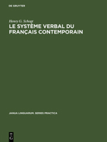 Le système verbal du français contemporain 3111274721 Book Cover