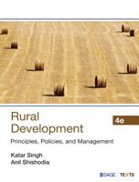 Rural Development: Principles, Policies, and Management 9351509982 Book Cover