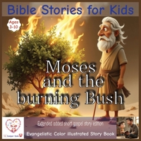 Bible stories for kids: Moses and the burning bush | Pixar style illustrated story | Ages 3-10 | Delighting in Gods Word and trusting in Jesus | extended B0FSK1SN64 Book Cover
