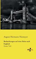 Beobachtungen Auf Einer Reise Nach England 3957381371 Book Cover