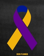 2020 Planner: Weekly Planner January 2020 - December 2020 Calendar Agenda Daily Schedule - Bladder Cancer Awareness Ribbon Survivor 1674856253 Book Cover
