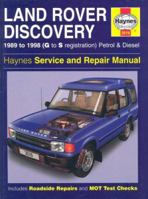 Land Rover Discovery 1989 to 1998 (G to S registration) Petrol & Diesel Service & Repair Manual 185960708X Book Cover