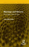 Marriage and Divorce: The English Point of View (Routledge Revivals) 1041353170 Book Cover