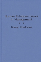 Human Relations Issues in Management 0899309828 Book Cover