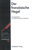 Der französische Hegel 3050041951 Book Cover
