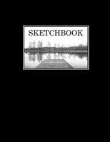 Sketchbook : Black Cover- Large Drawing Pad, a Large Journal with Blank Paper for Drawing and Sketching 1986845435 Book Cover